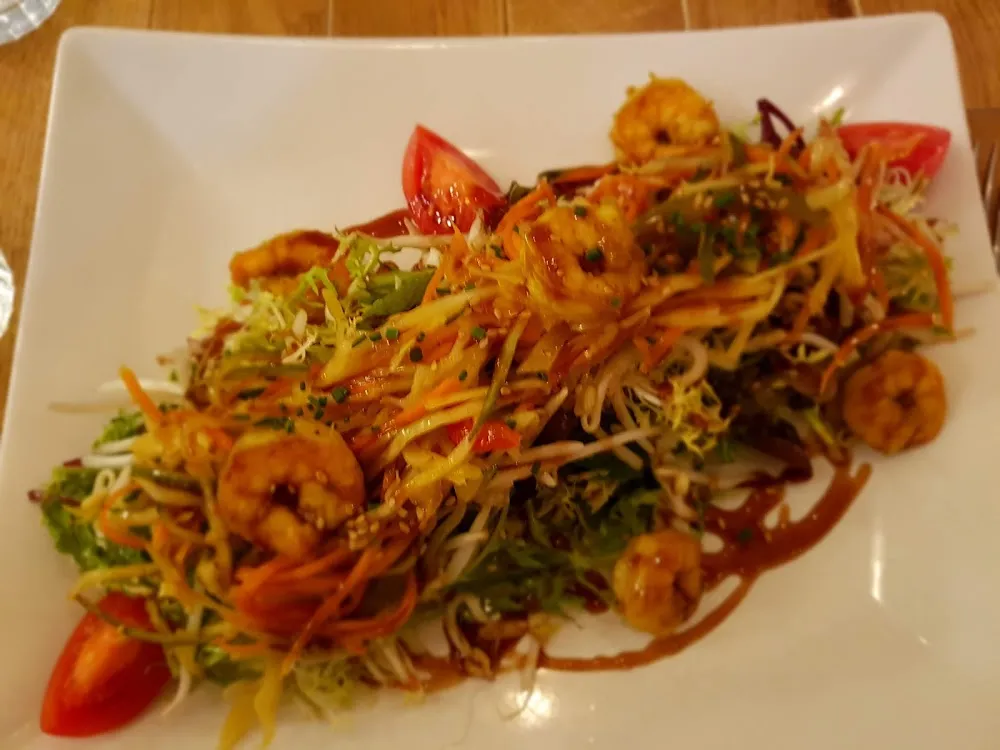 Salade de Gambas Marinées